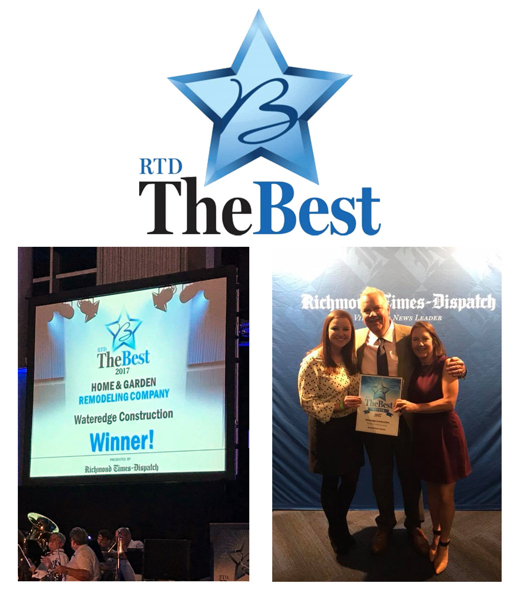 Richmond Times Dispatch "The Best" Remodeling Company2018